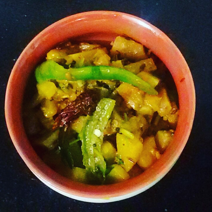 Red pumpkin curry