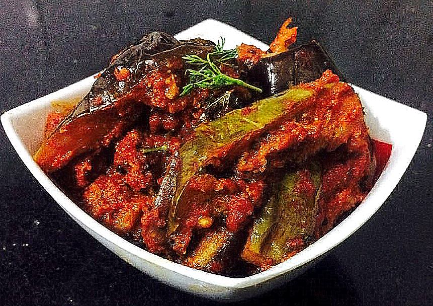 Brinjal/Eggplant masala