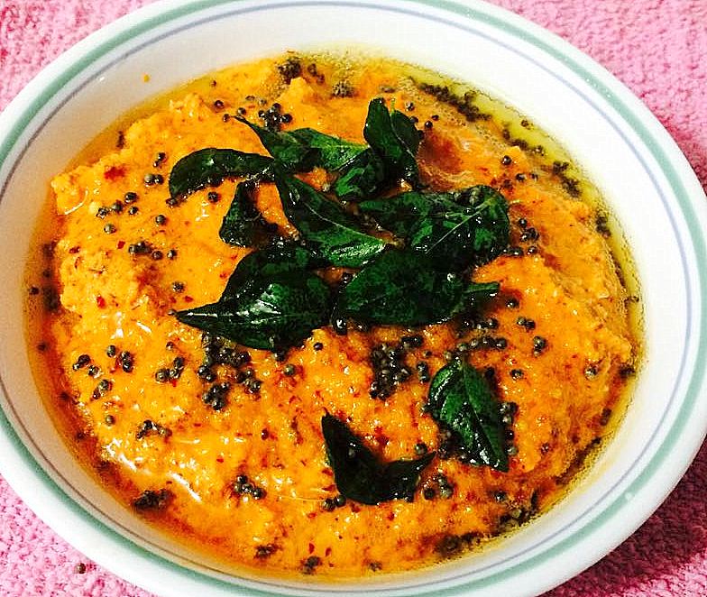 Red Coconut Chutney