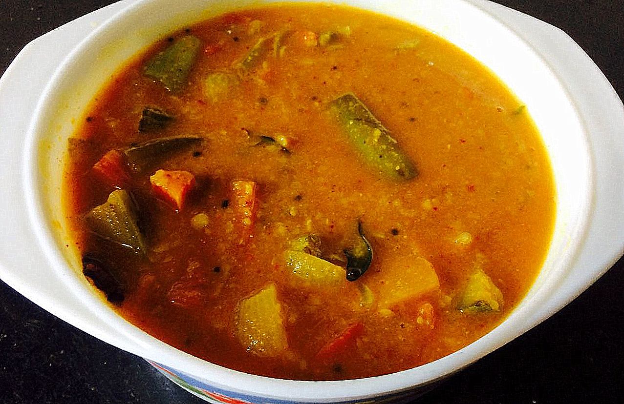 South Indian Mixed Vegetable Sambar