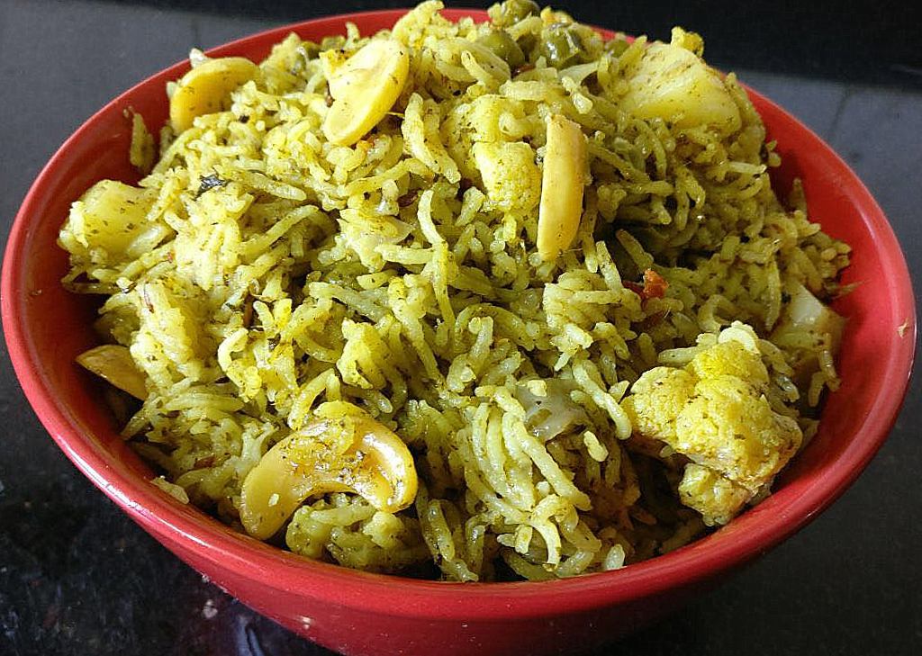 Mint Rice/Pudina Pulao