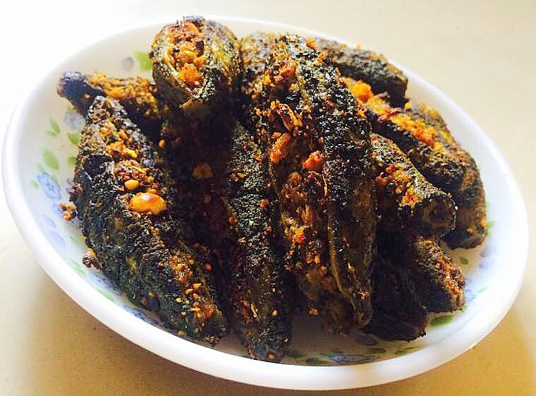 Stuffed Bitter Gourd/Bharwan Karela