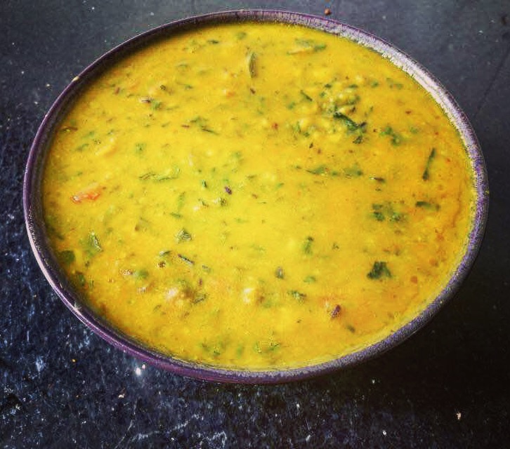 Spinach Lentil Soup/Spinach Dal/Palak Dal