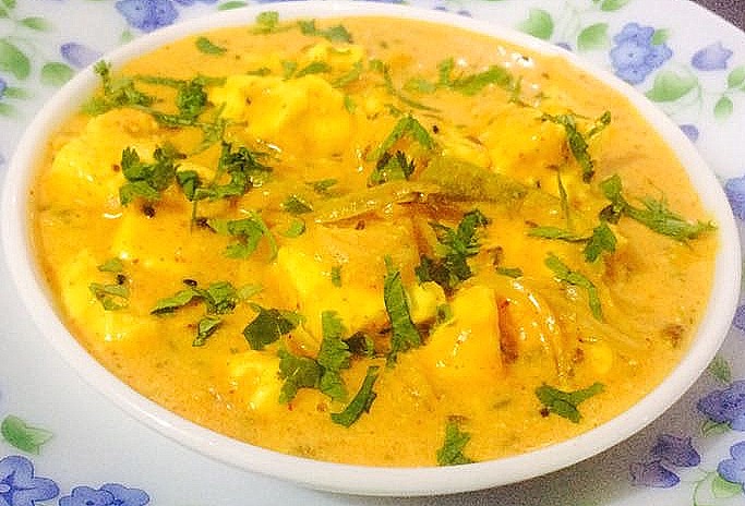 Cottage Cheese/Paneer in Yogurt Sauce/Paneer Dahiwala