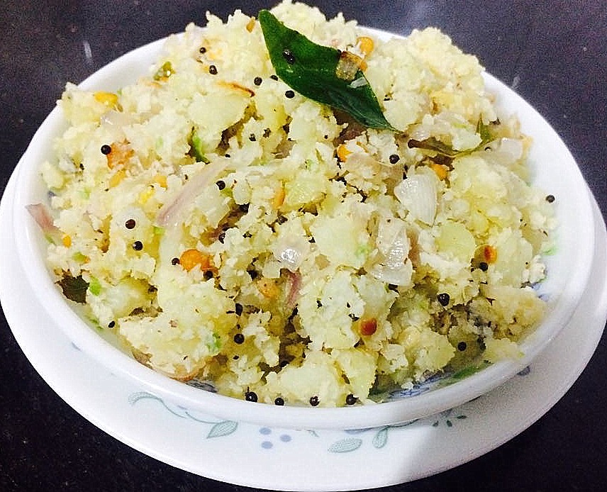 Stir Fried Crumbled Potato/ Potato Podimas