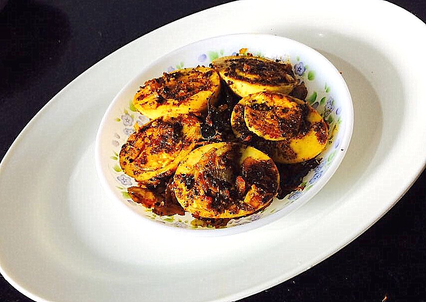 Spicy and Tasty Egg Pepper Fry