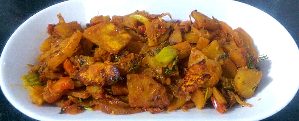 Stir Fried Sweet Potato