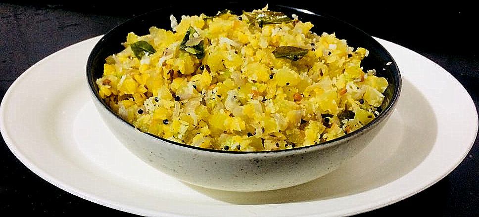 Water Melon Rind Poriyal