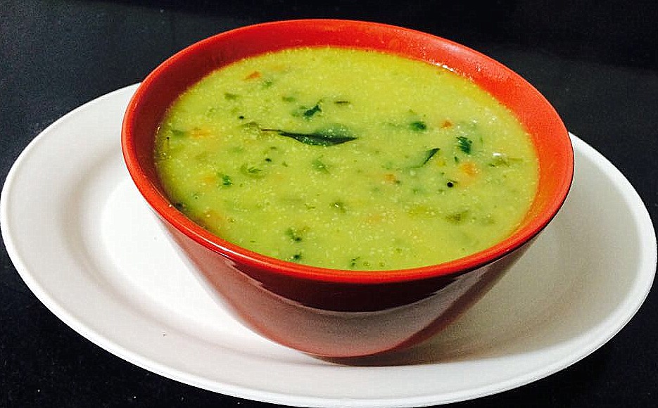 Vegetable Chick Pea Flour Sambar (Soup)