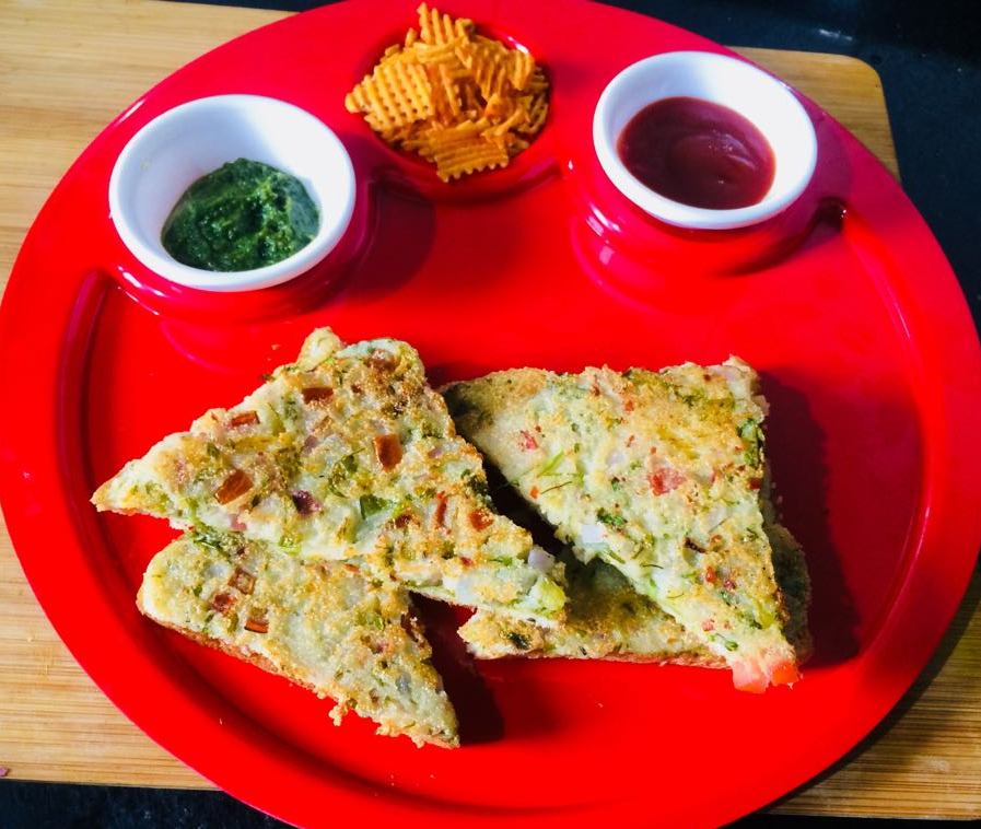 Rava Toast/Semolina Toast