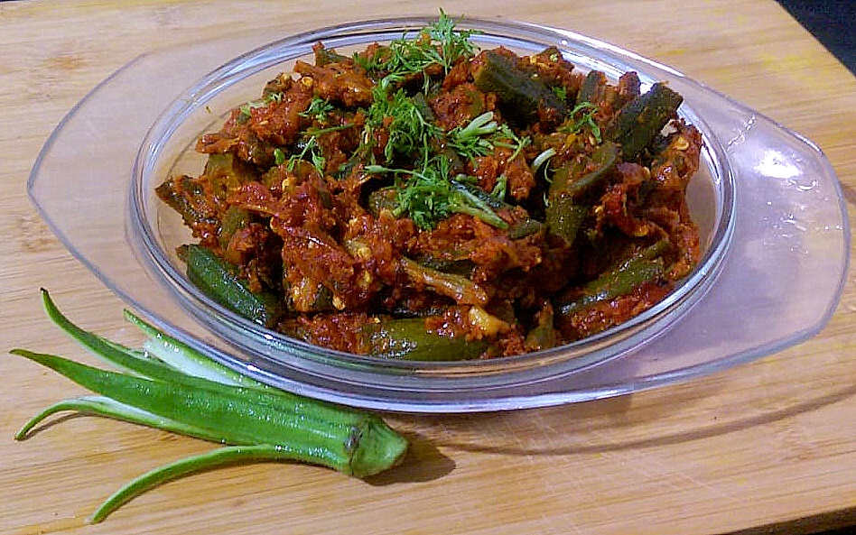 Dry Okra Masala/Dry Bhindi Masala/Dry Vendaikkai Masala