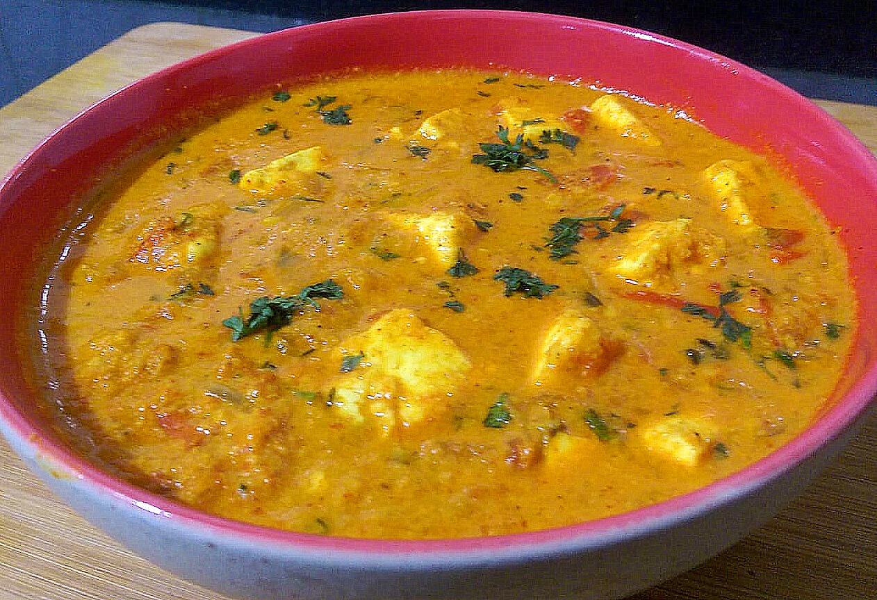 South Indian Style Paneer Korma