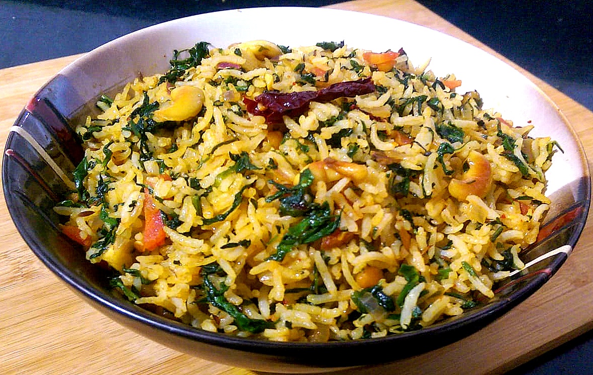 Winter Greens Rice