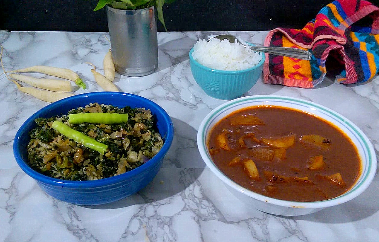 Radish Greens Stir Fry