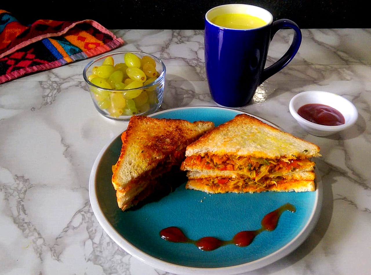Vegetable Masala Sandwich