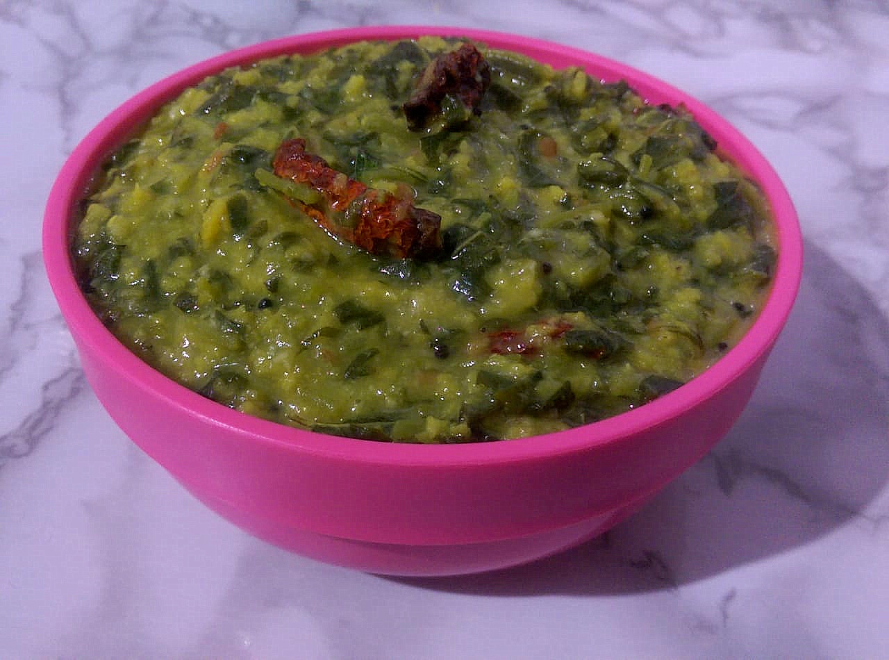 Amaranth Greens Kootu/Siru Keerai Kootu/Keerai Masiyal