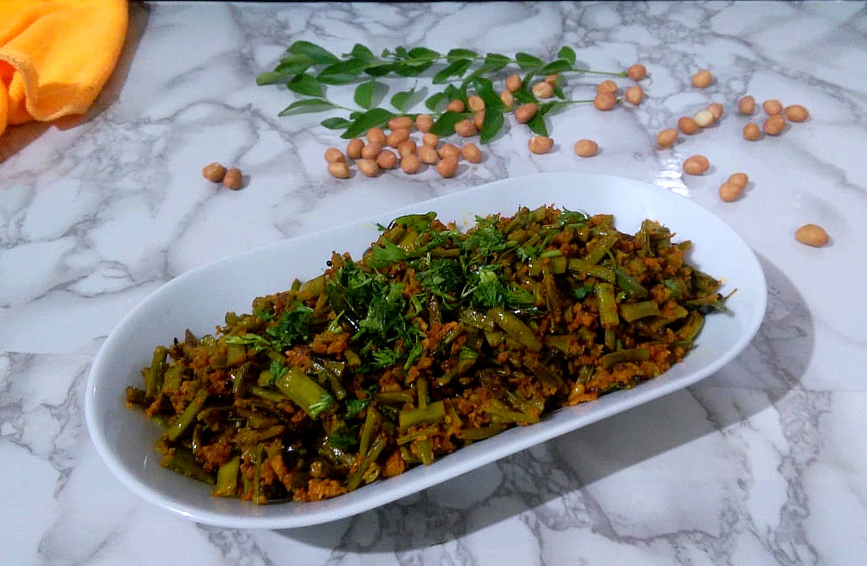 Nutty Cluster Beans Curry/Gawar Masala