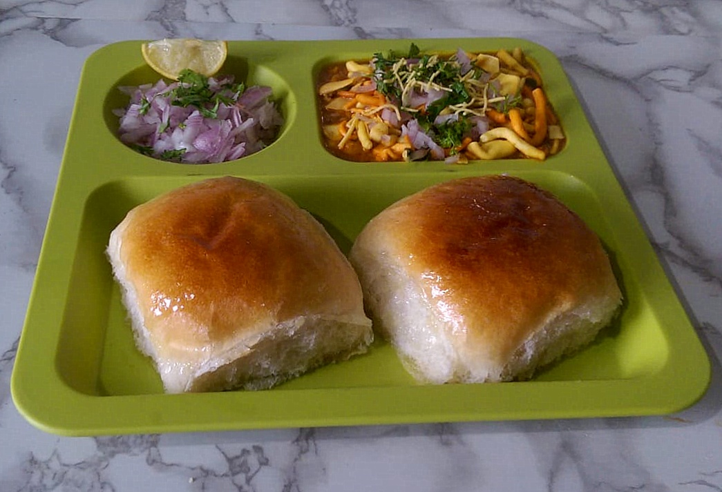 Misal Pav (a popular street food from Mumbai)