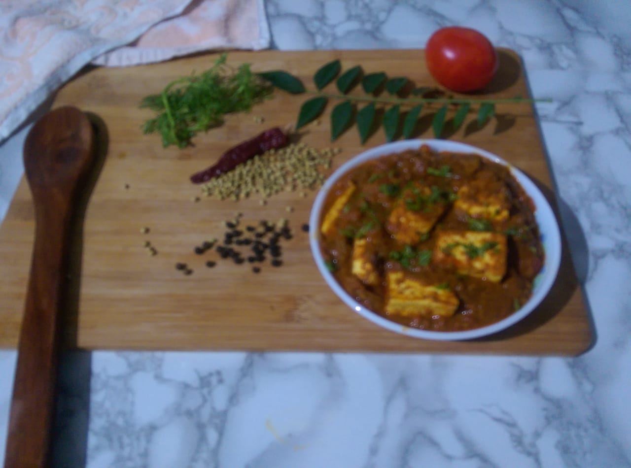 Chettinad Pepper Paneer/Chettinad Paneer Pepper Masala