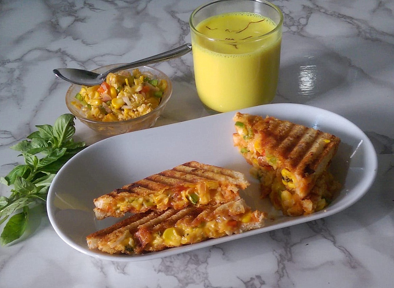 Cheese Corn Sandwich