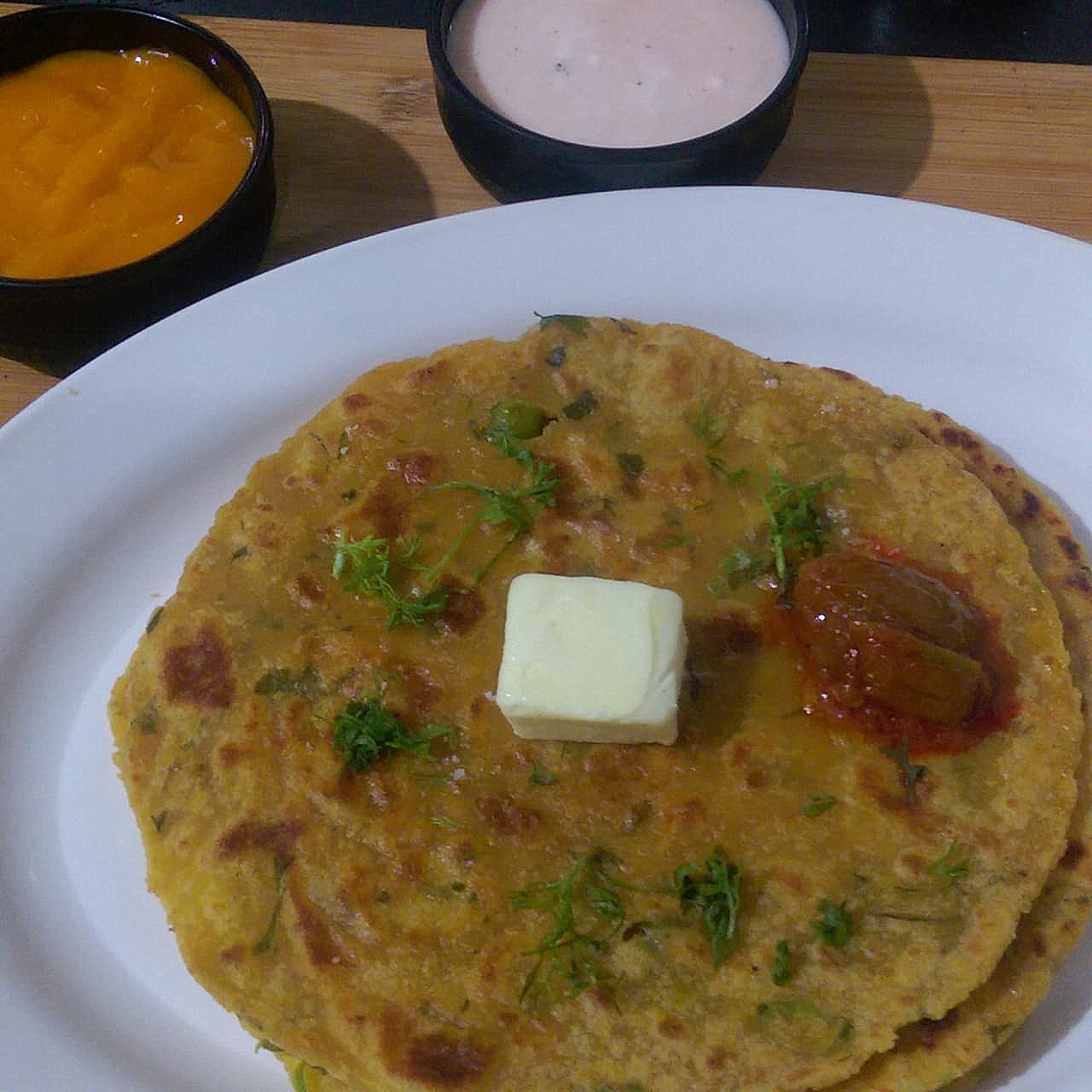 Flat Bread with Indian Cheese/Simple Paneer Paratha