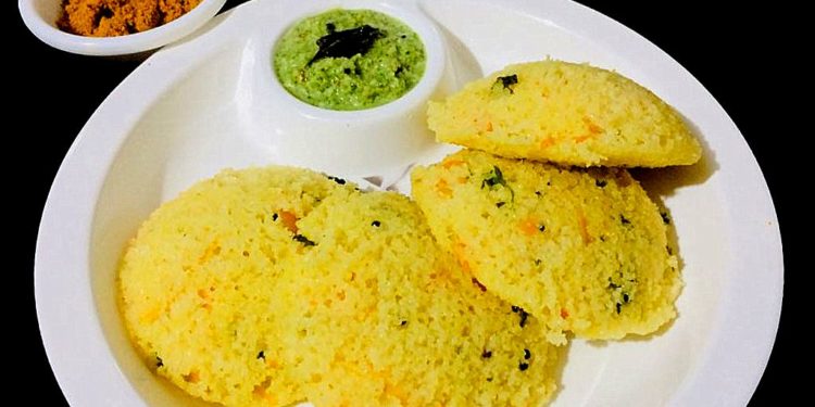 Broken Wheat Idli/ Wheat Rava Idli/ Daliya Idli/ Instant Godhumai Rava Idli