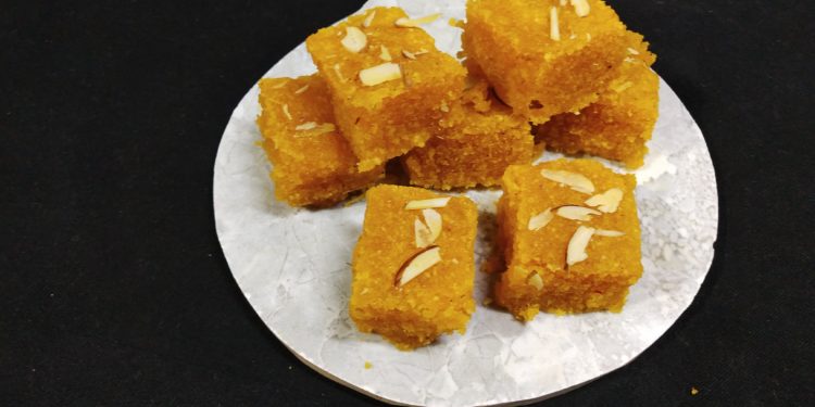 Mango Coconut Burfi