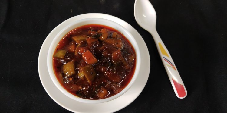 Mango Pachadi / Raw Mango Jaggery Curry – a South    Indian Recipe