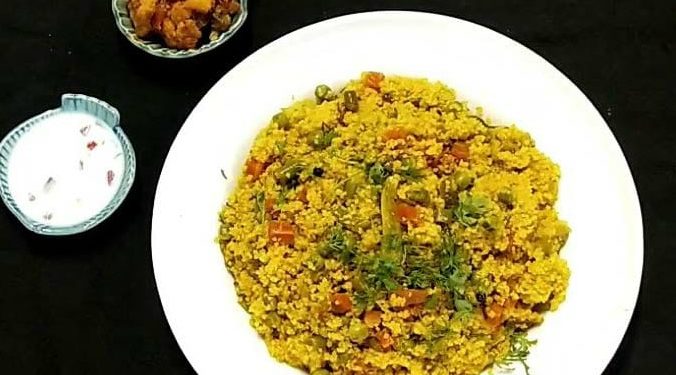 Broken Wheat (Lapsi) Pulav / Godhumai Rava Pulav