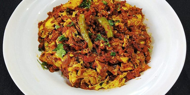 Egg Drop Dry Masala