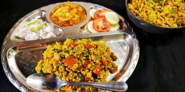 Easy Vegetarian Bulgur Biriyani