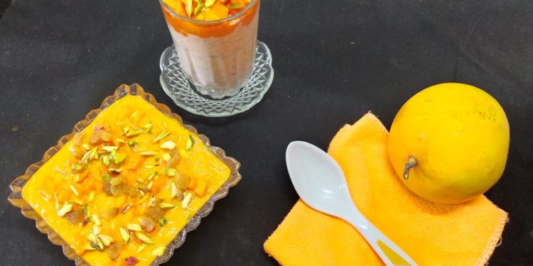 Mango Vermicelli Kheer / Mango Vermicelli Pudding / Mambazha Semiya Payasam