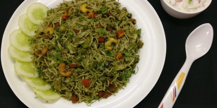 Coriander Rice / Cilantro Pulav